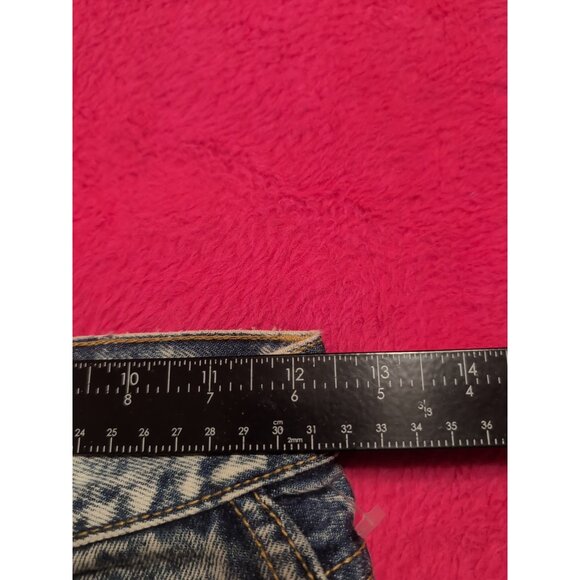 Vintage Rio by Stephen Mardon Acid Wash High Waist Jeans Junior Size 7 80s - Picture 7 of 10